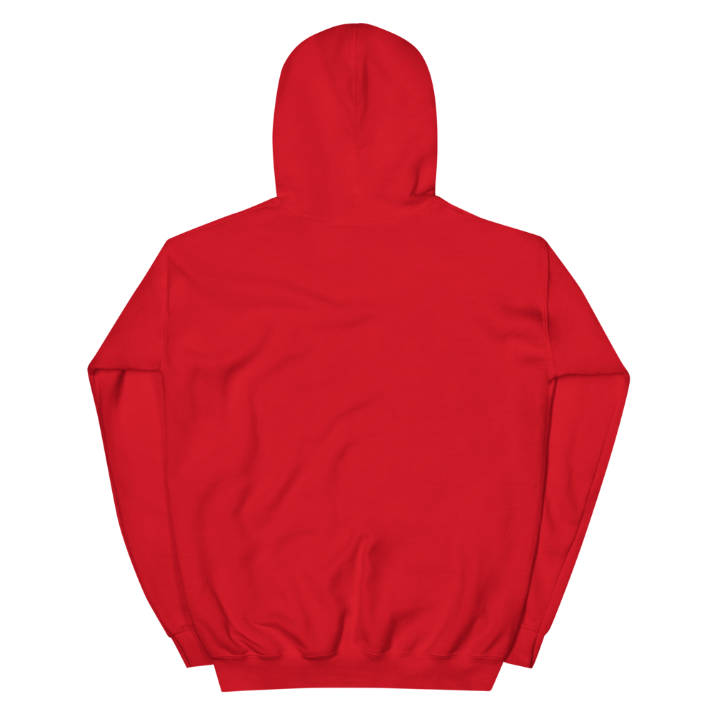 Ez Mil - Red Hoodie Back