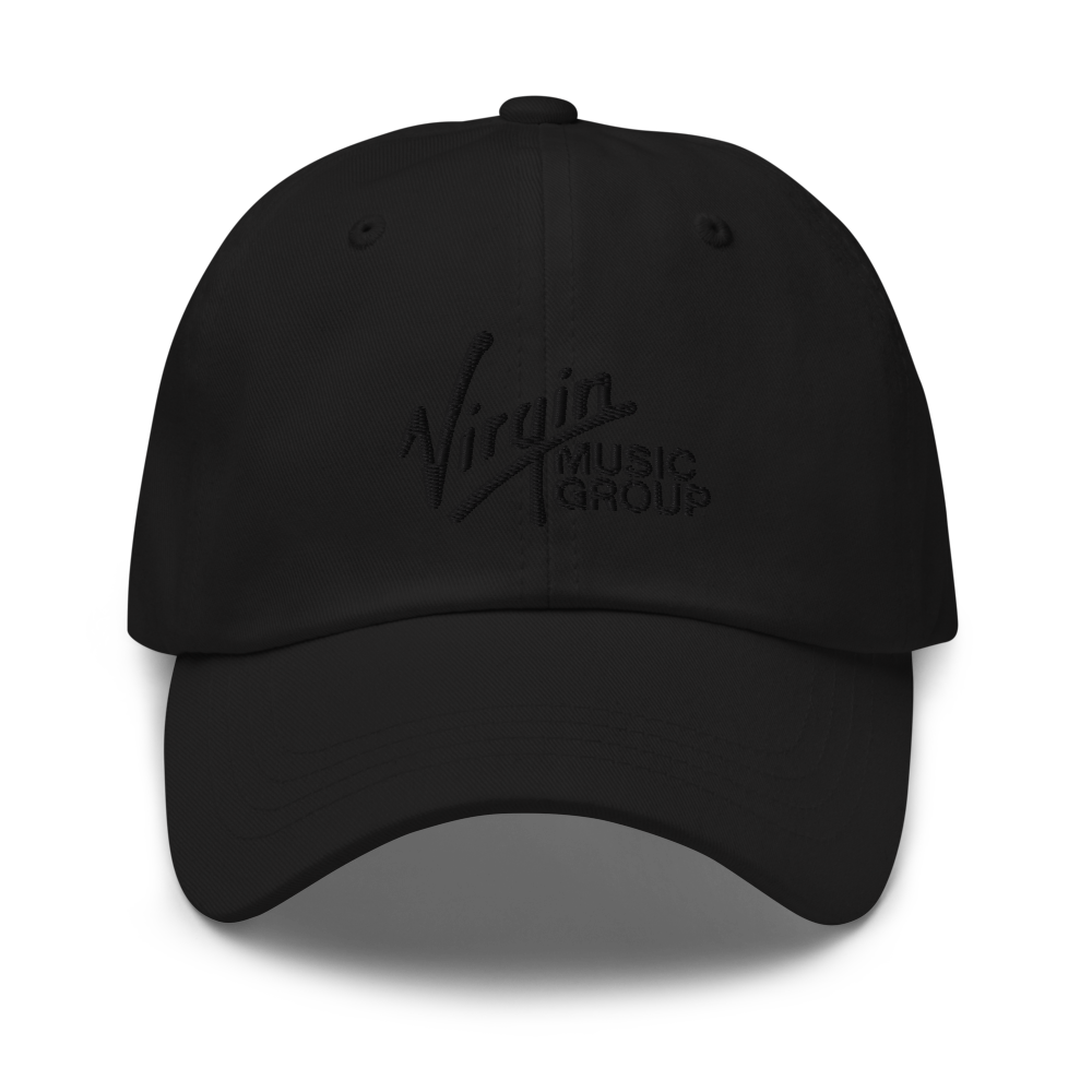 Virgin Music Black Logo Dad Hat Front