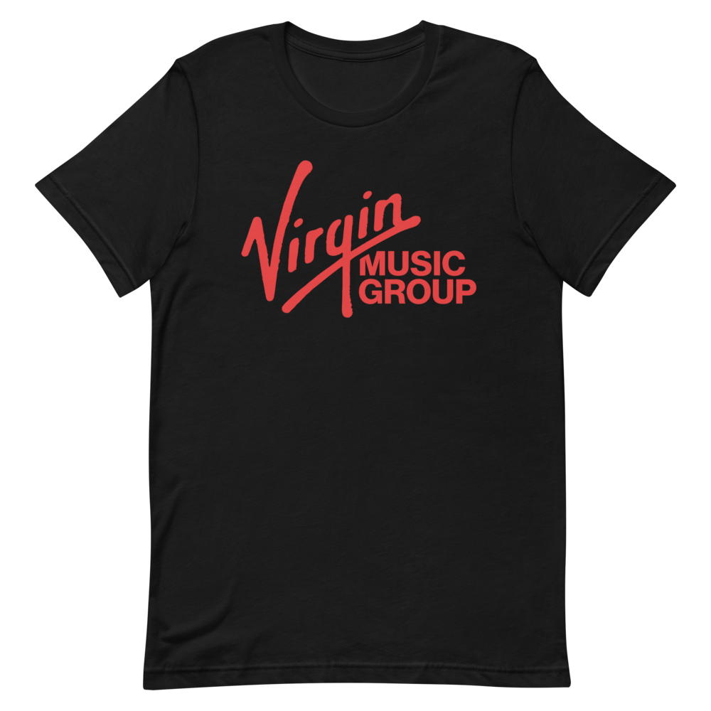 Virgin Music Group Logo T-Shirt (Black) Red