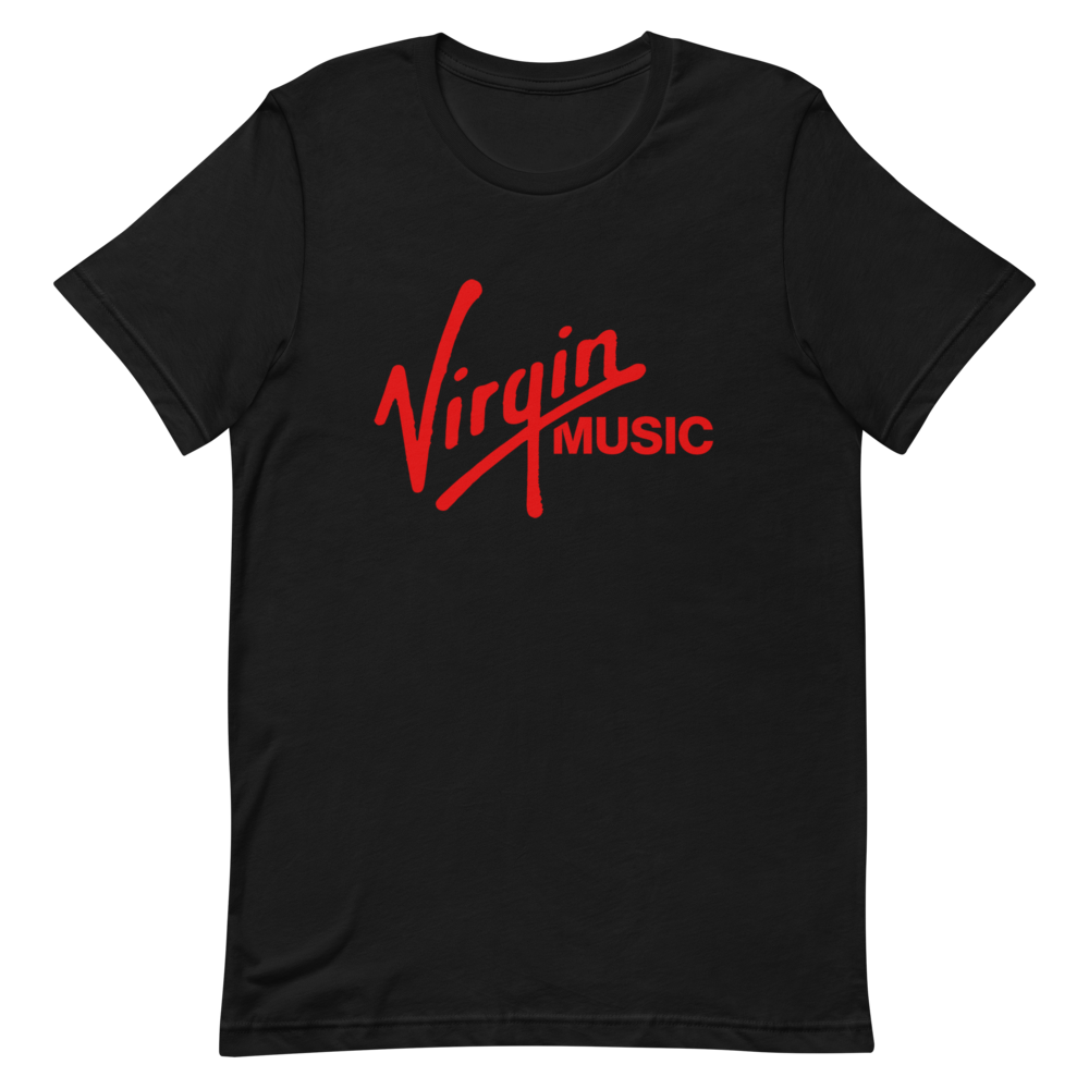 Virgin Music Classic Logo T-Shirt (Black) Red