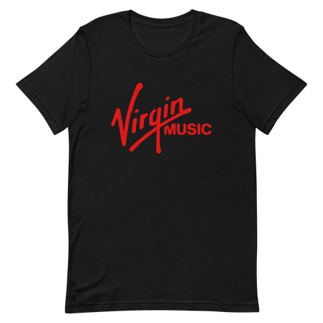 Virgin Music Classic Logo T-Shirt (Black) Red