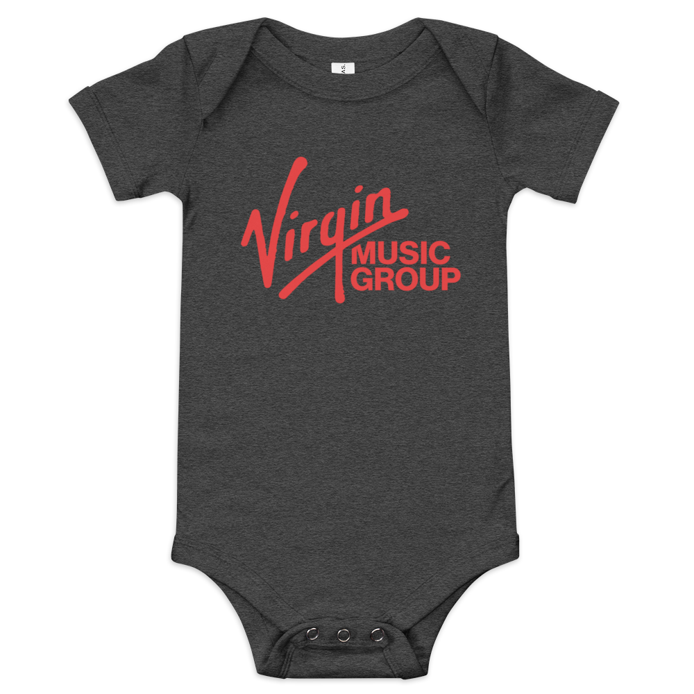 Virgin Music Group Red Logo Baby Onesie (Dark Grey) – Virgin Music Store